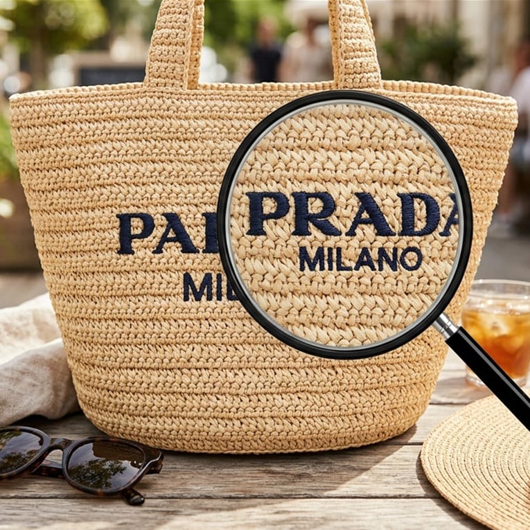 How Chinese Sellers Mask Replicas of the Iconic Prada Crochet Tote